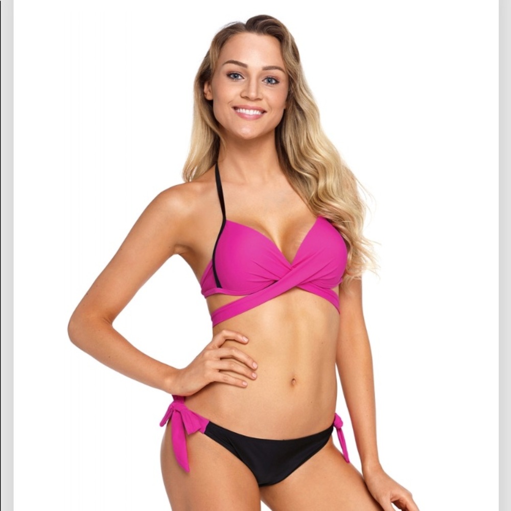 Hot Pink X-Style Bikini